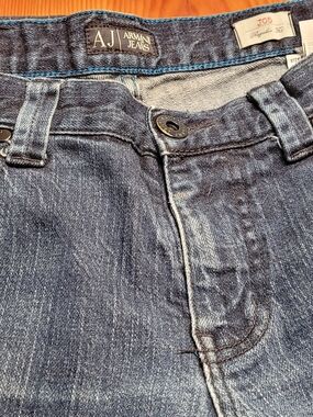 Armani Jeans Men’s Indigo Blue Slim Jeans Sz 32 X 30